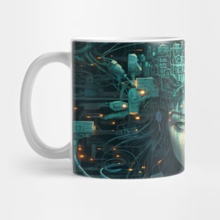 Cypherpunk Evil Cyberpunk AI System Failure Mug